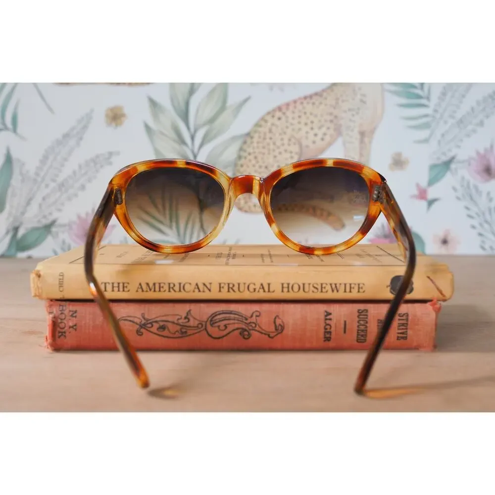 Vintage 1960s Mod Sunglasses Made in Italy Multicolor Thick Frame MCM Retro NOS